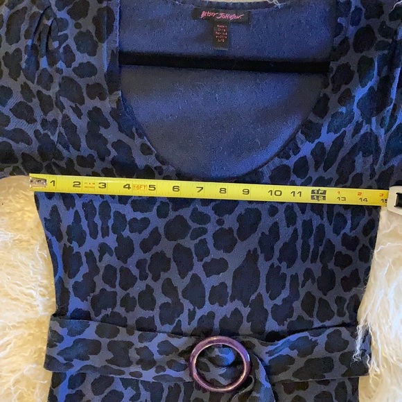 Leopard Betsey Johnson short sleeve dress - Picture 7 of 9